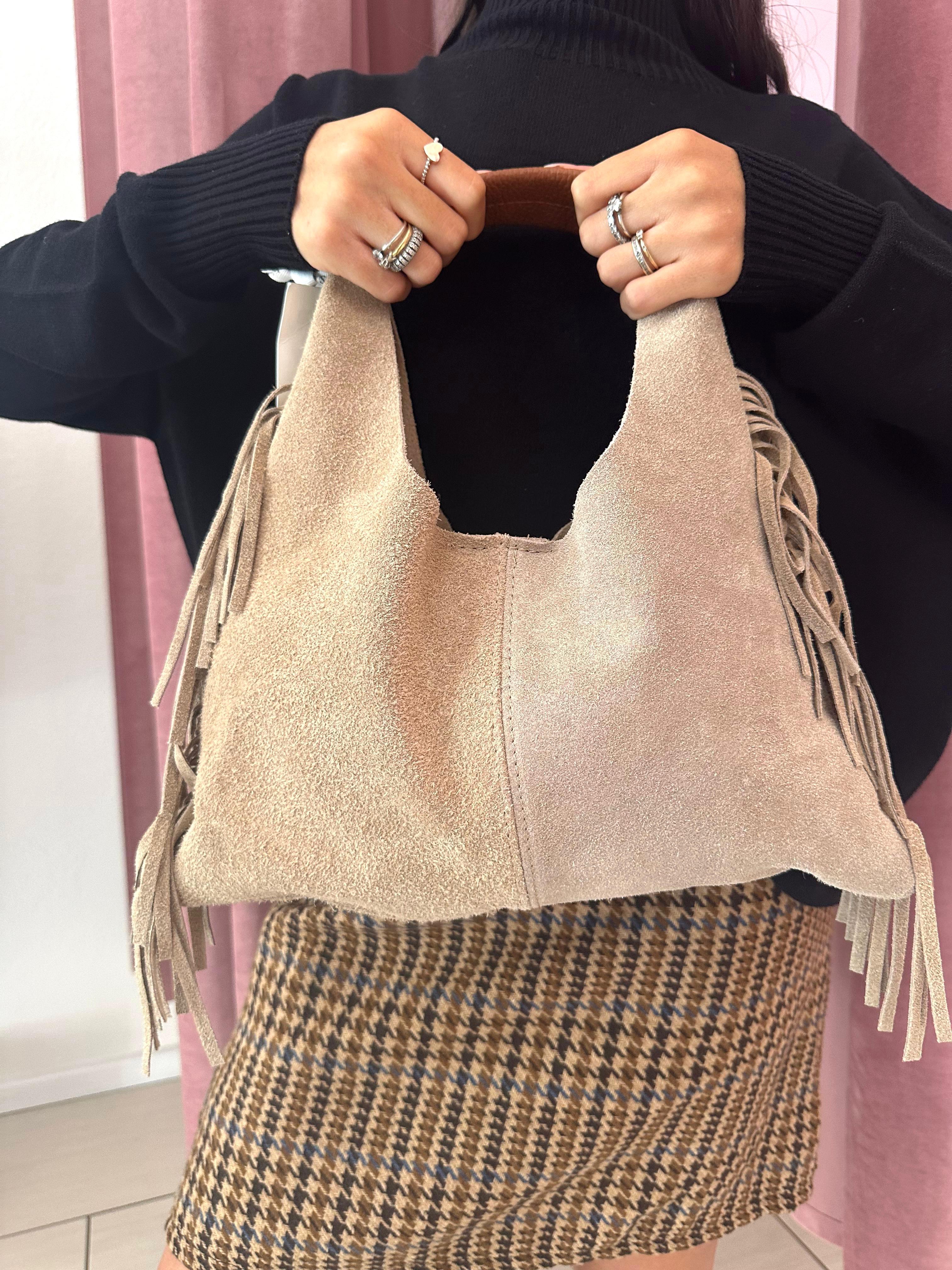 Borsa con Frange Laterali