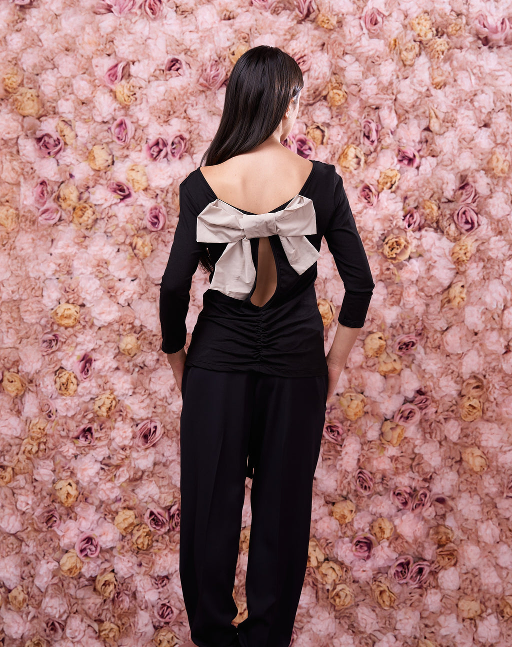 Maglia con Scollo Fiocco Dietro