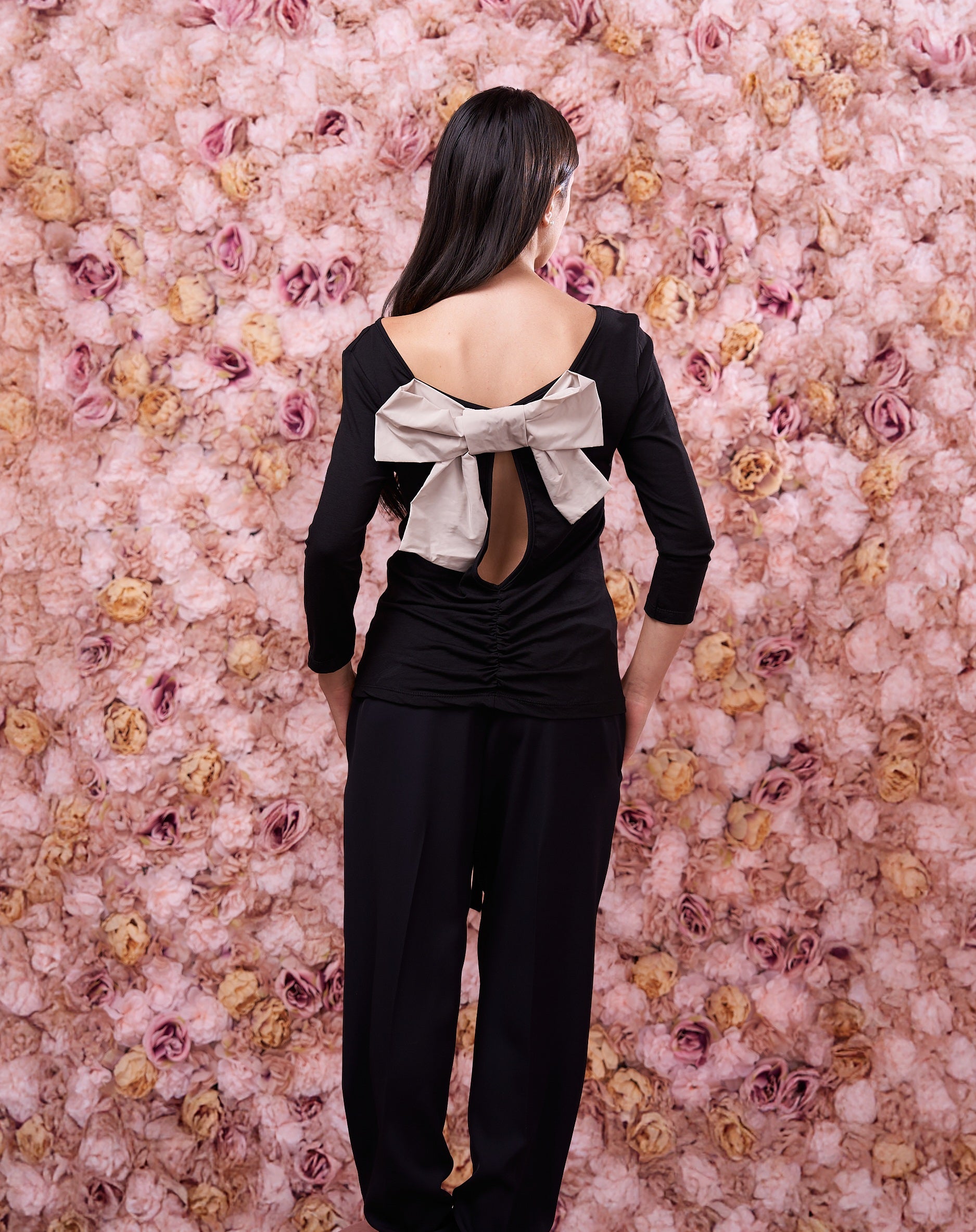 Maglia con Scollo Fiocco Dietro