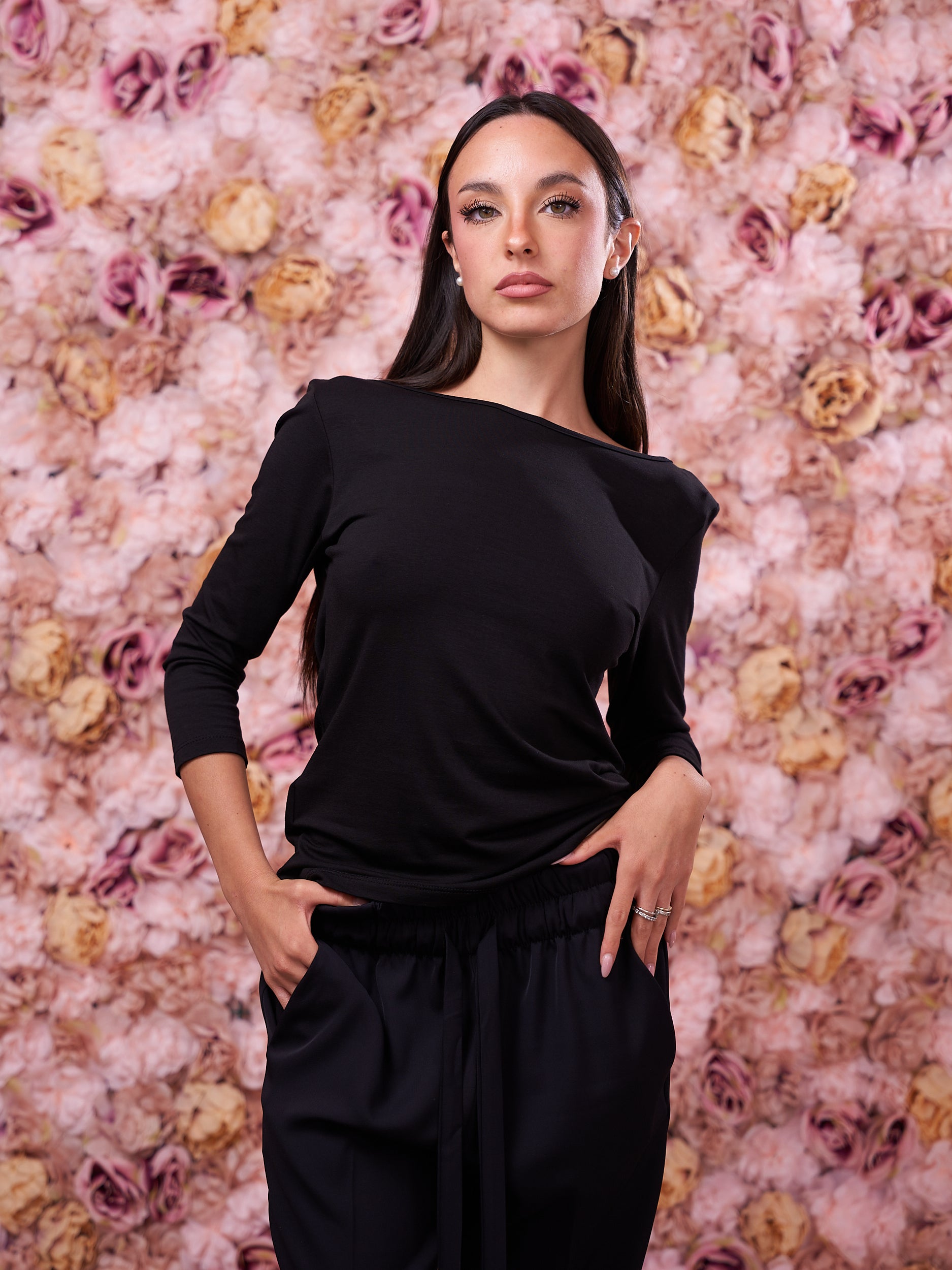 Maglia con Scollo Fiocco Dietro