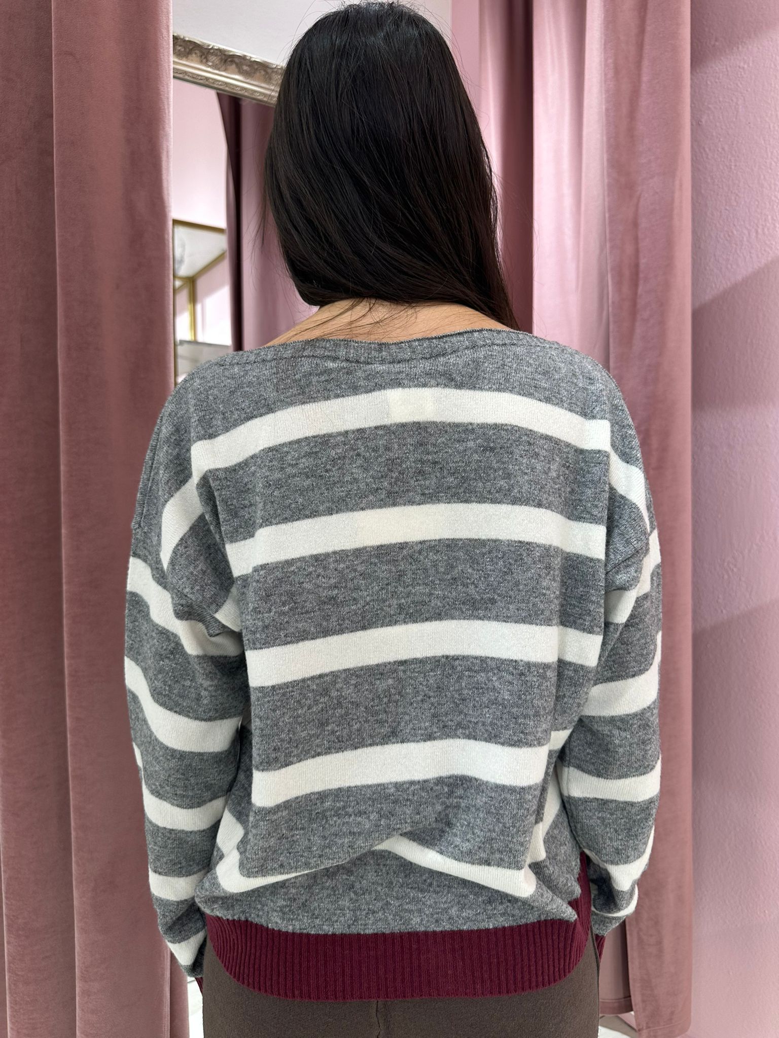 Maglione a Righe