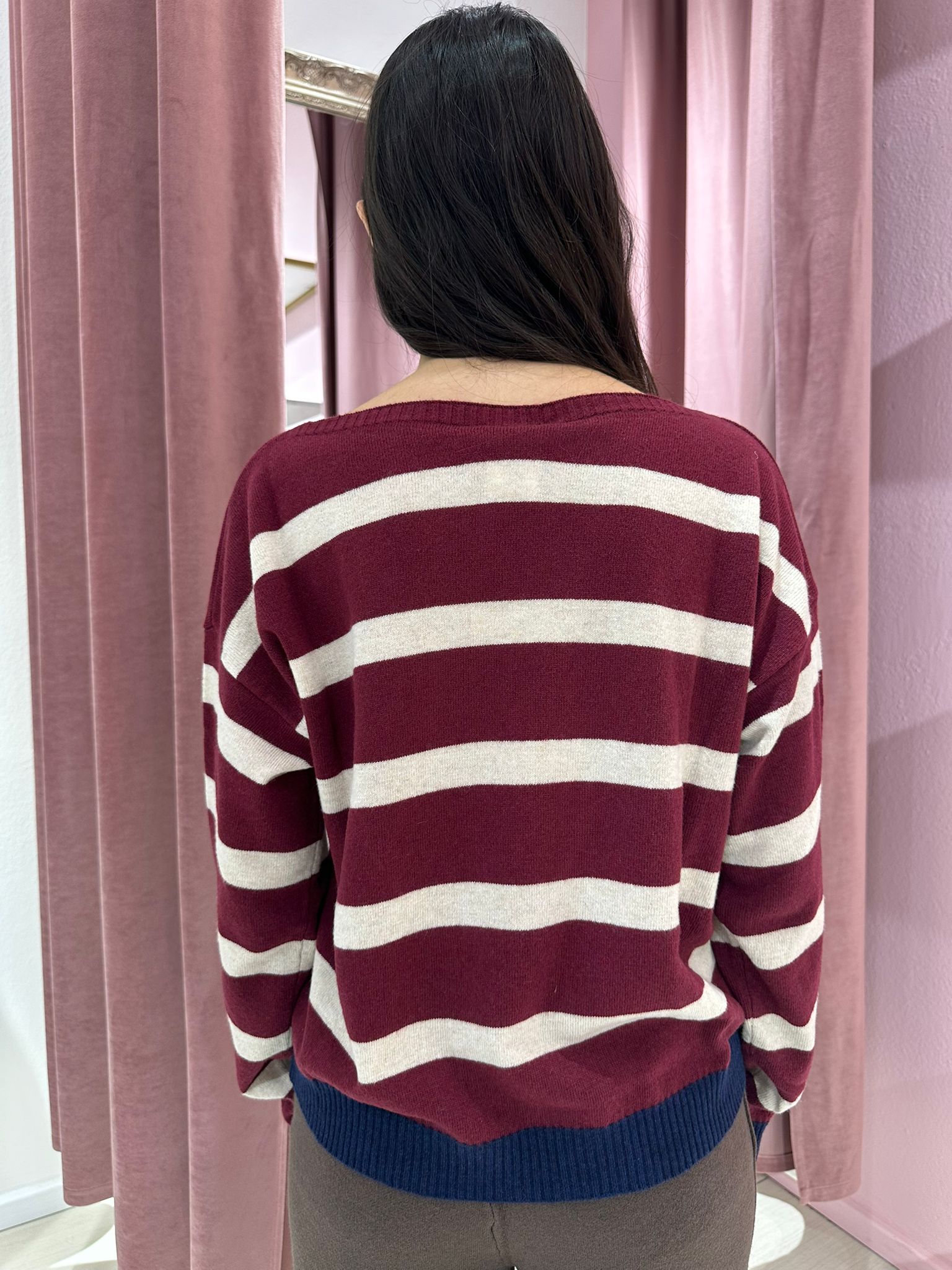 Maglione a Righe