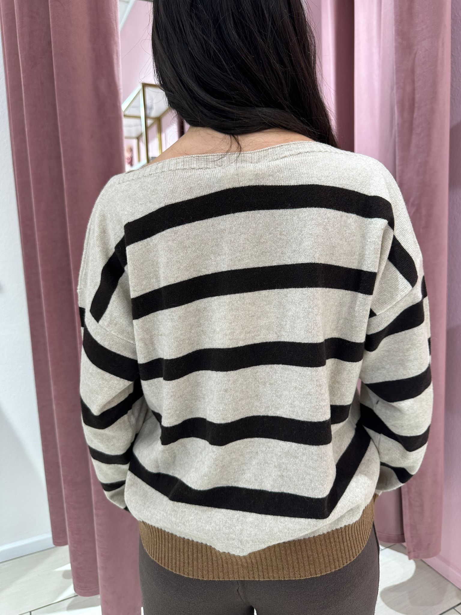 Maglione a Righe