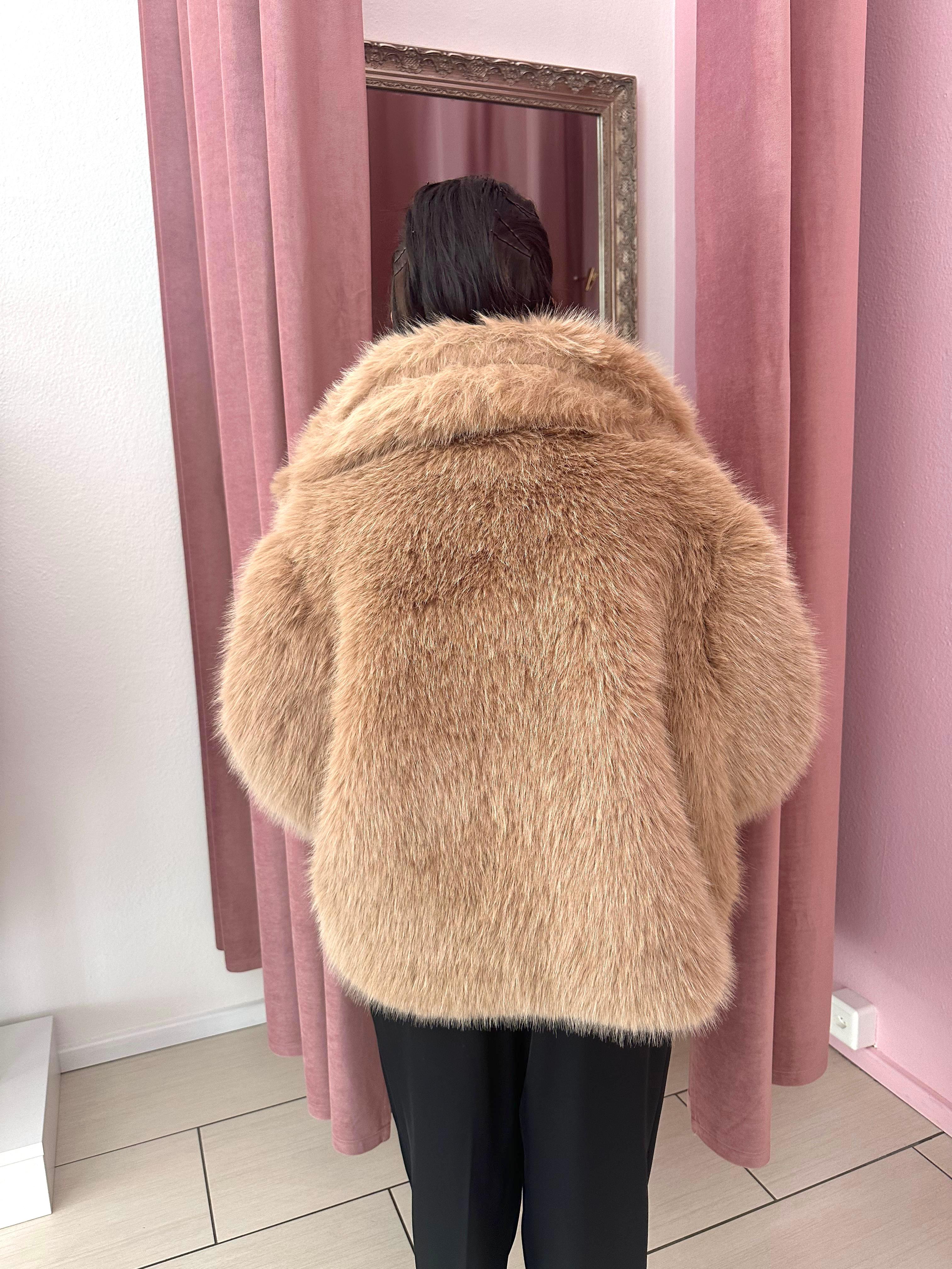 Pelliccia Ecologica Beige