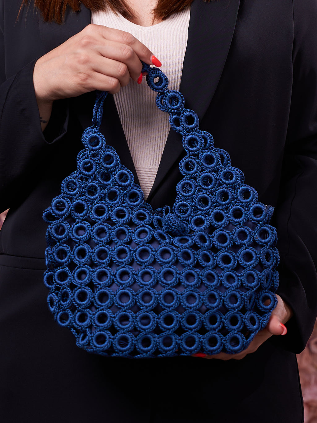Borsa Crochet con Manico
