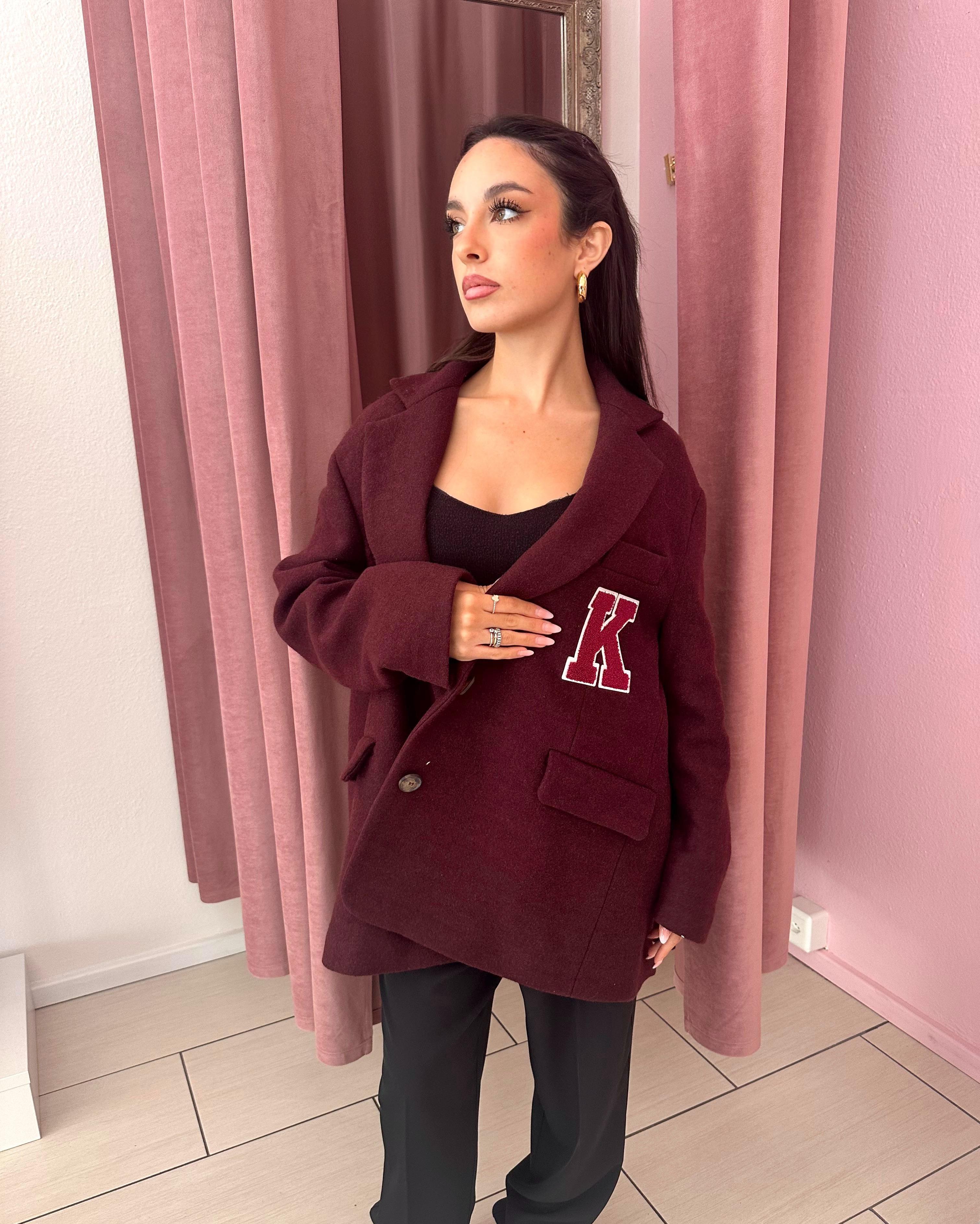 Blazer Oversize Bordeaux