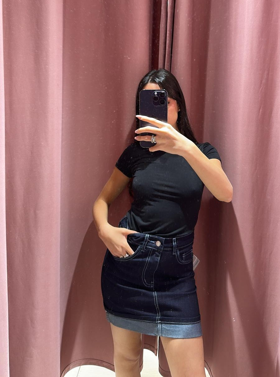 Gonna Corta Jeans