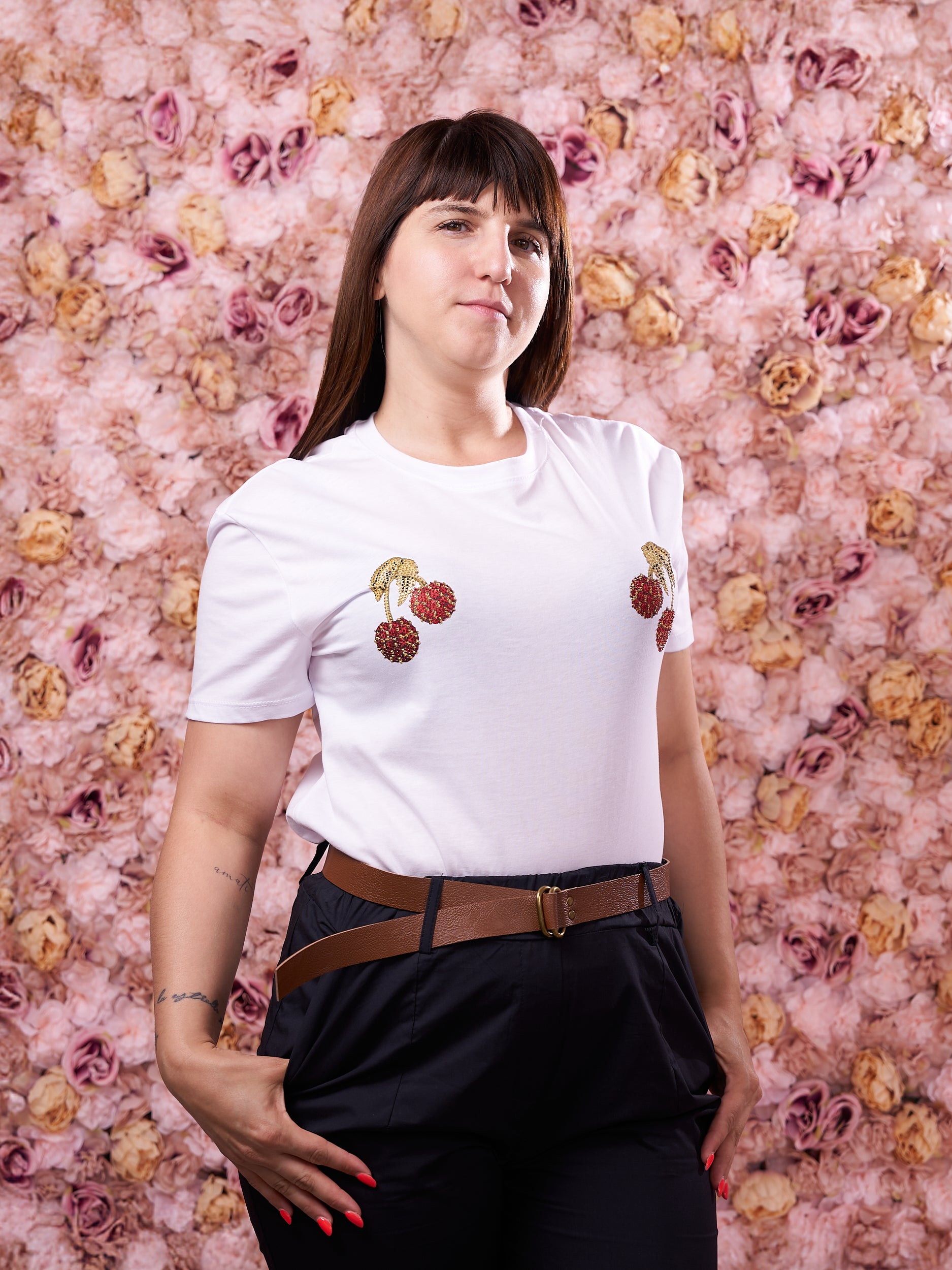 T-Shirt Maniche corte Ciliegie